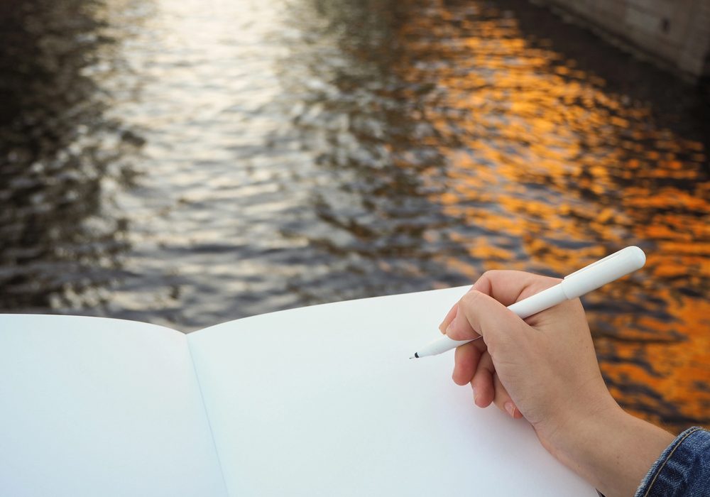 writing down dreams-goals